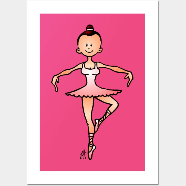 Ballerina Wall Art by Cardvibes